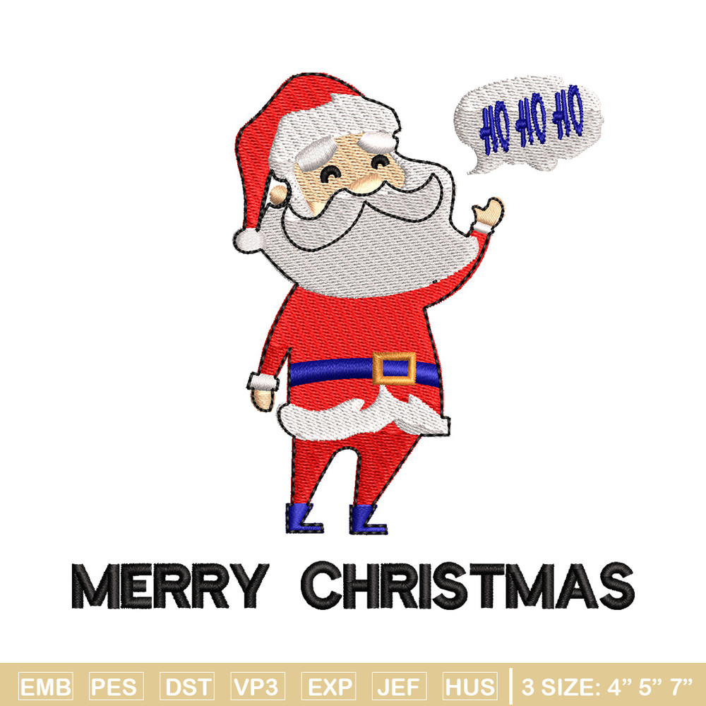 Satan hohoho embroidery design, Chrismas embroidery, Embroidery file, Embroidery shirt, Emb design,Digital download.jpg