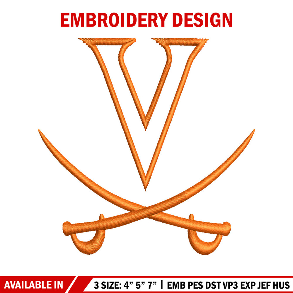 Virginia Cavaliers embroidery design, Virginia Cavaliers embroidery, logo Sport, Sport embroidery, NCAA embroidery..jpg