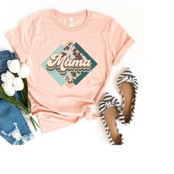 western cow hide mama shirt, womens country shirts, boho tshirts women, cute fall shirts for women, southern mama tshirt