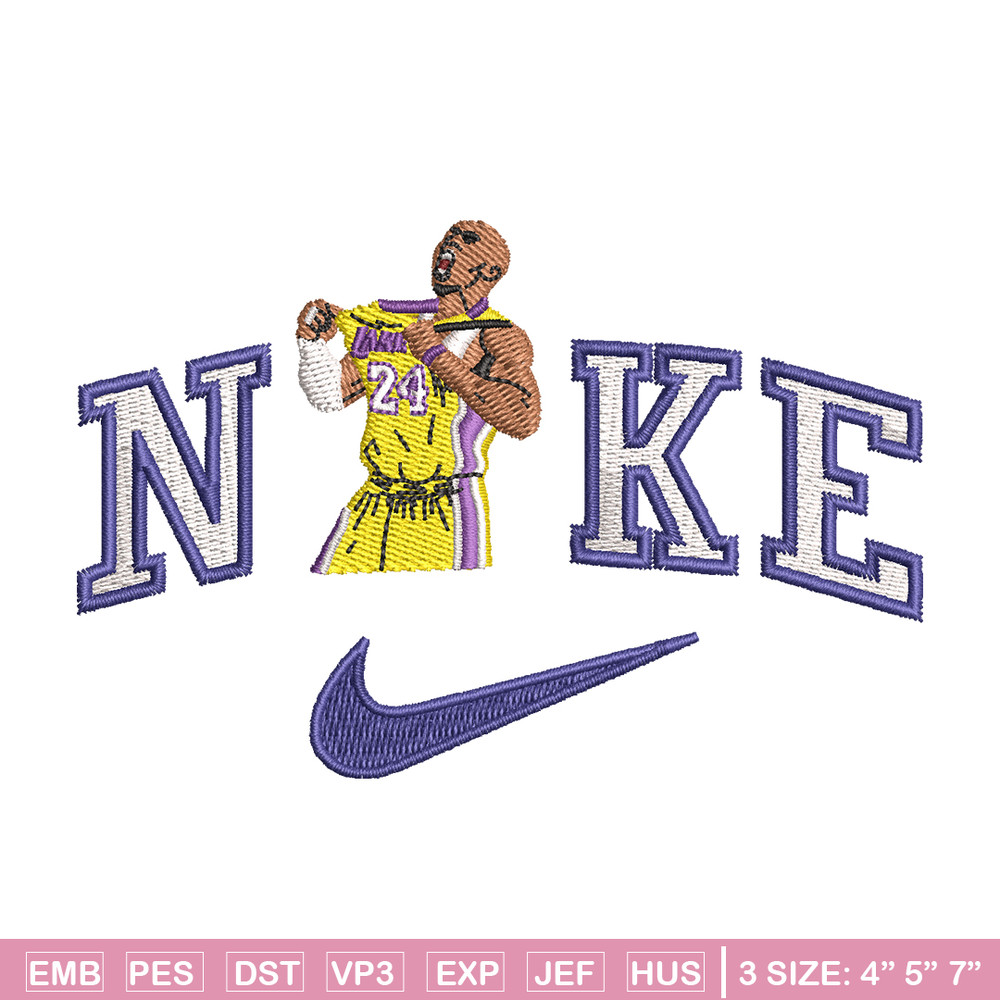 Basketball player Nike embroidery design, Basketball embroidery, Nike design, Embroidery file, Instant download.jpg