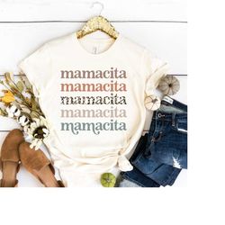 mamacita shirt, mamacita tee, spanish mamacita tshirt, pregnancy reveal, pregnancy announcement, baby shower gifts, leop