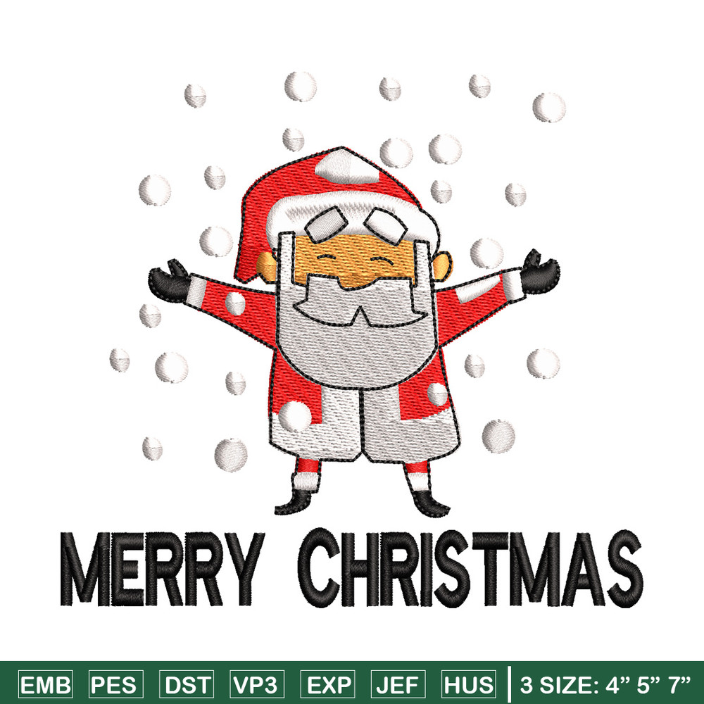 Satan snow embroidery design, Chrismas embroidery, Emb design, Embroidery shirt, Embroidery file, Digital download.jpg