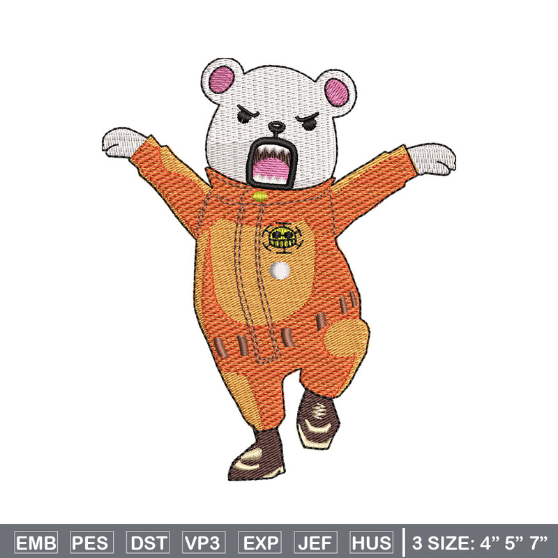 Bear embroidery design, Bear embroidery, Bear design, Embroidery file, Bear shirt, logo design, Instant download..jpg