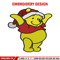 Winnie the pooh christmas embroidery design, cartoon embroidery, logo design, embroidery file, Digital download..jpg