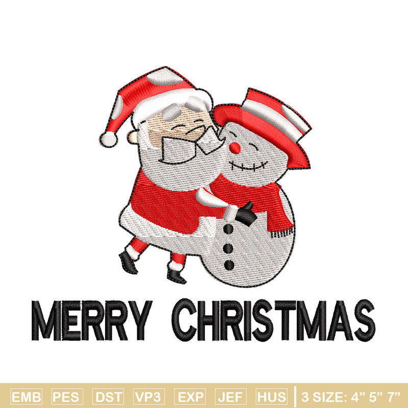 Satan snow man embroidery design, Chrismas embroidery, Emb design, Embroidery shirt, Embroidery file, Digital download.jpg