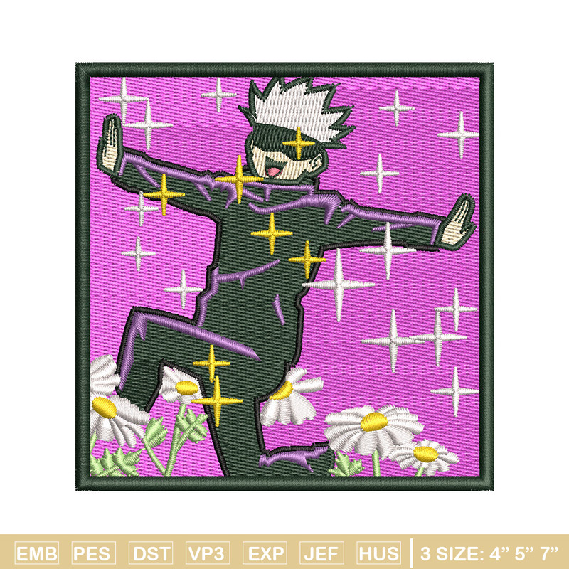 Satoru box embroidery design,Jujutsu kaisen embroidery, Nike design, Embroidery shirt, Embroidery file, Digital download.jpg