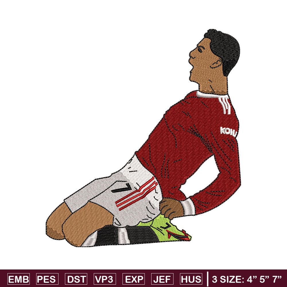 Cristiano Ronaldo embroidery design, Cristiano Ronaldo embroidery, logo design, Embroidery shirt, Instant download.jpg