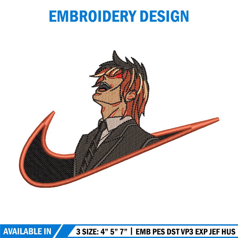 Yagami nike embroidery design, Death note embroidery, Nike design, Embroidery shirt, Embroidery file, Digital download.jpg