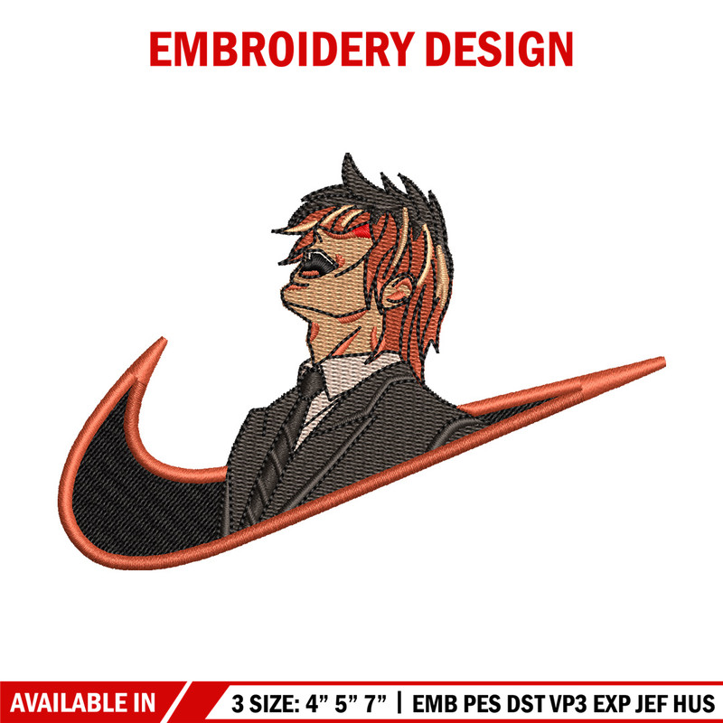 Yagami nike embroidery design, Death note embroidery, Nike design, Embroidery shirt, Embroidery file, Digital download.jpg