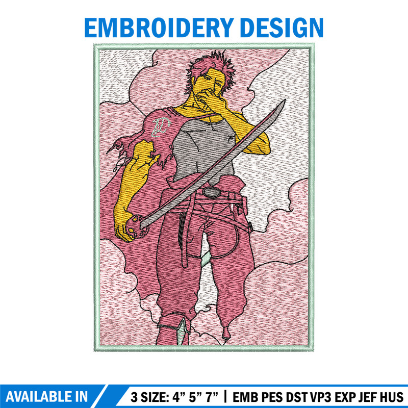 Yami poster embroidery design, Black clover embroidery, Anime design,Embroidery shirt, Embroidery file, Digital download.jpg