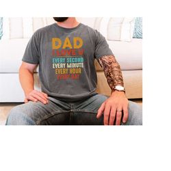 lovely quote father's day shirt, father's day gift, birthday gift for dad, dad i love you every second shirt, gift for h