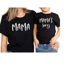 Boy Mama Shirt, Mamas Boy Shirt, Mommy and Son Matching Shirts, Mother and Son Shirts, Mothers Day Gifts, Mom of Boys Sh