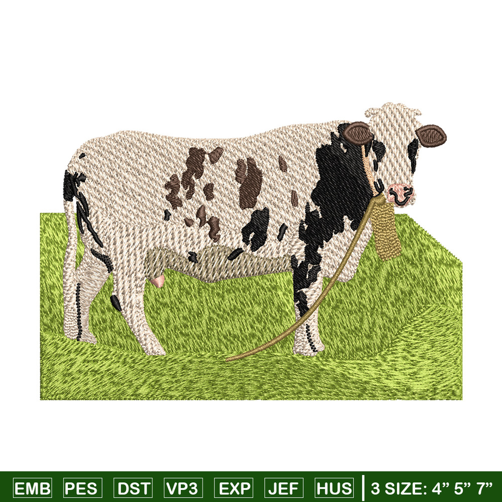 Dairy cow embroidery design, Dairy cow embroidery, logo design, Embroidery shirt, logo shirt, Instant download.jpg