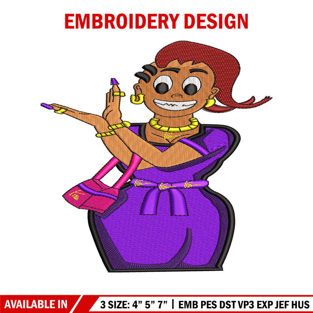 Yike girl embroidery design, Yike girl embroidery, logo design, Logo shirt, embroidery file, Digital download.jpg