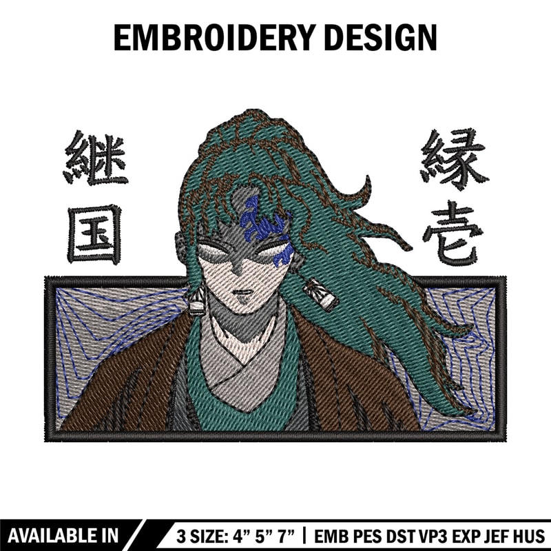 Yorichi embroidery design, Demon slayer embroidery, Anime design, Embroidery shirt, Embroidery file, Digital download.jpg