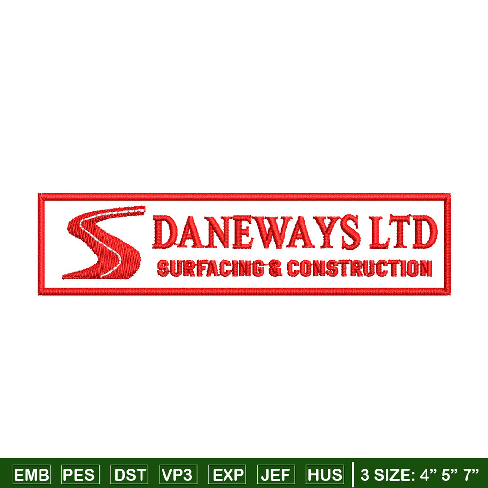 Daneways logo embroidery design, Daneways logo embroidery, logo design, Embroidery shirt, logo shirt, Instant download.jpg