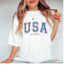 usa flag shirt, 4th of july shirt, big usa tshirt, usa comfort colors shirt, comfort colors usa flag tee, usa comfort co