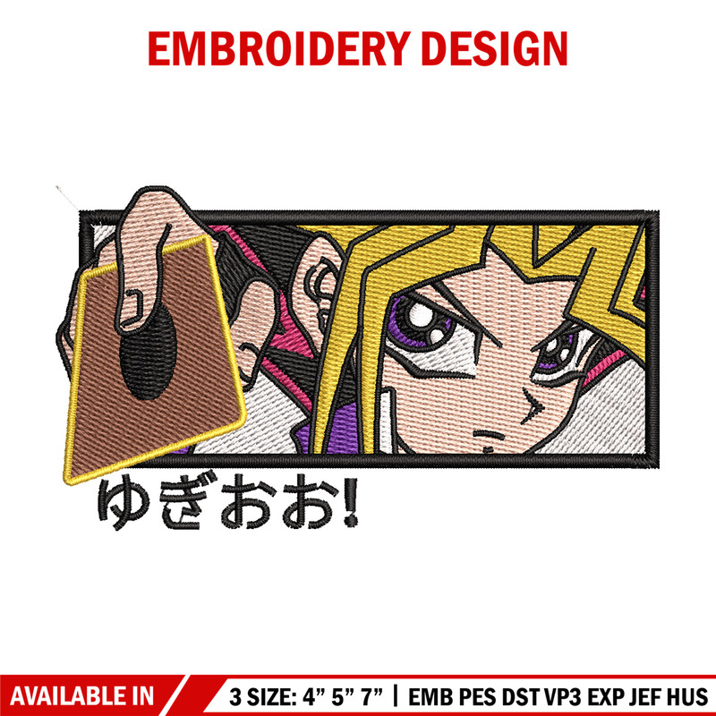 Yugioh embroidery design, Yugioh embroidery, Anime design, Embroidery shirt, Embroidery file, Digital download.jpg