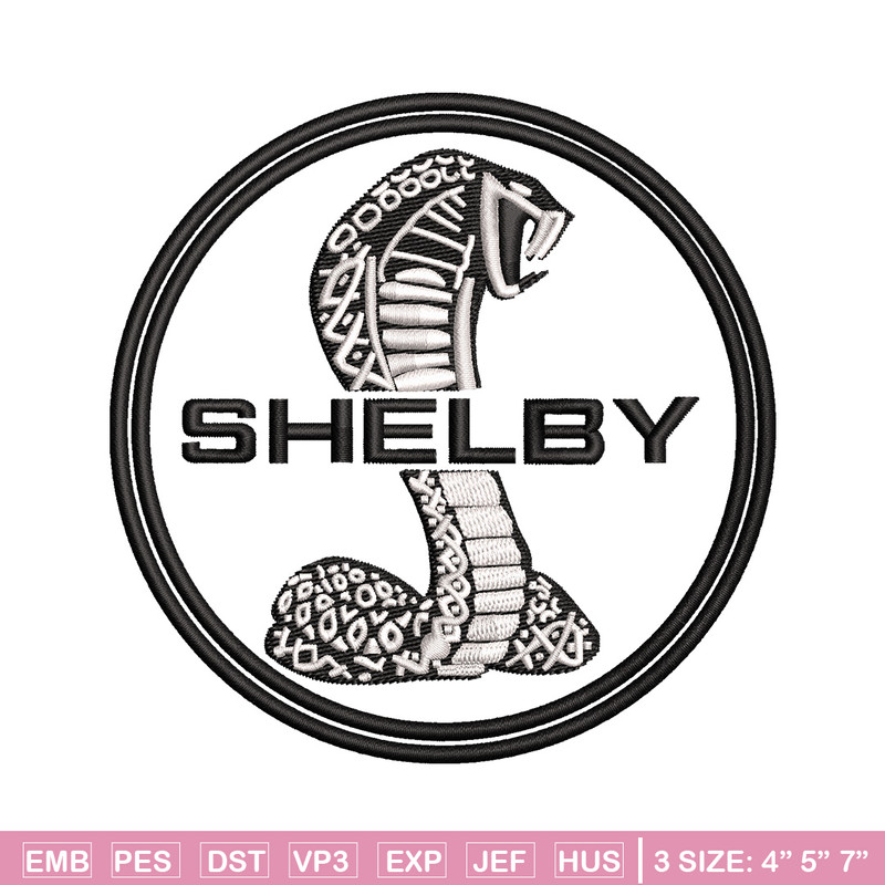 Shelby circle embroidery design, Logo embroidery, Emb design, Embroidery shirt, Embroidery file, Digital download.jpg