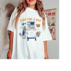 nurse shirt, time for a nap nurse, funny anesthesia machine nurse, nurse gift, nurse life, nurse graduation gift, gift f
