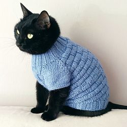 Sphynx sweater for cat Jumper for sphynx Jumper for cat handcrafted cat sweater Kitten outfit Dog sweater