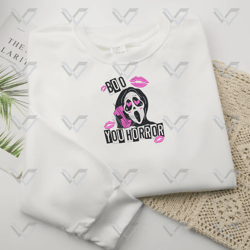 boo you horror embroidery design, face ghost embroidery machine file, scary halloween, digital download, embroidery file