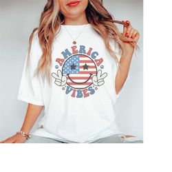 retro 4th of july shirt, america shirt, usa shirt, fourth of july shirt, oversized shirt for july 4th, america tshirt, u