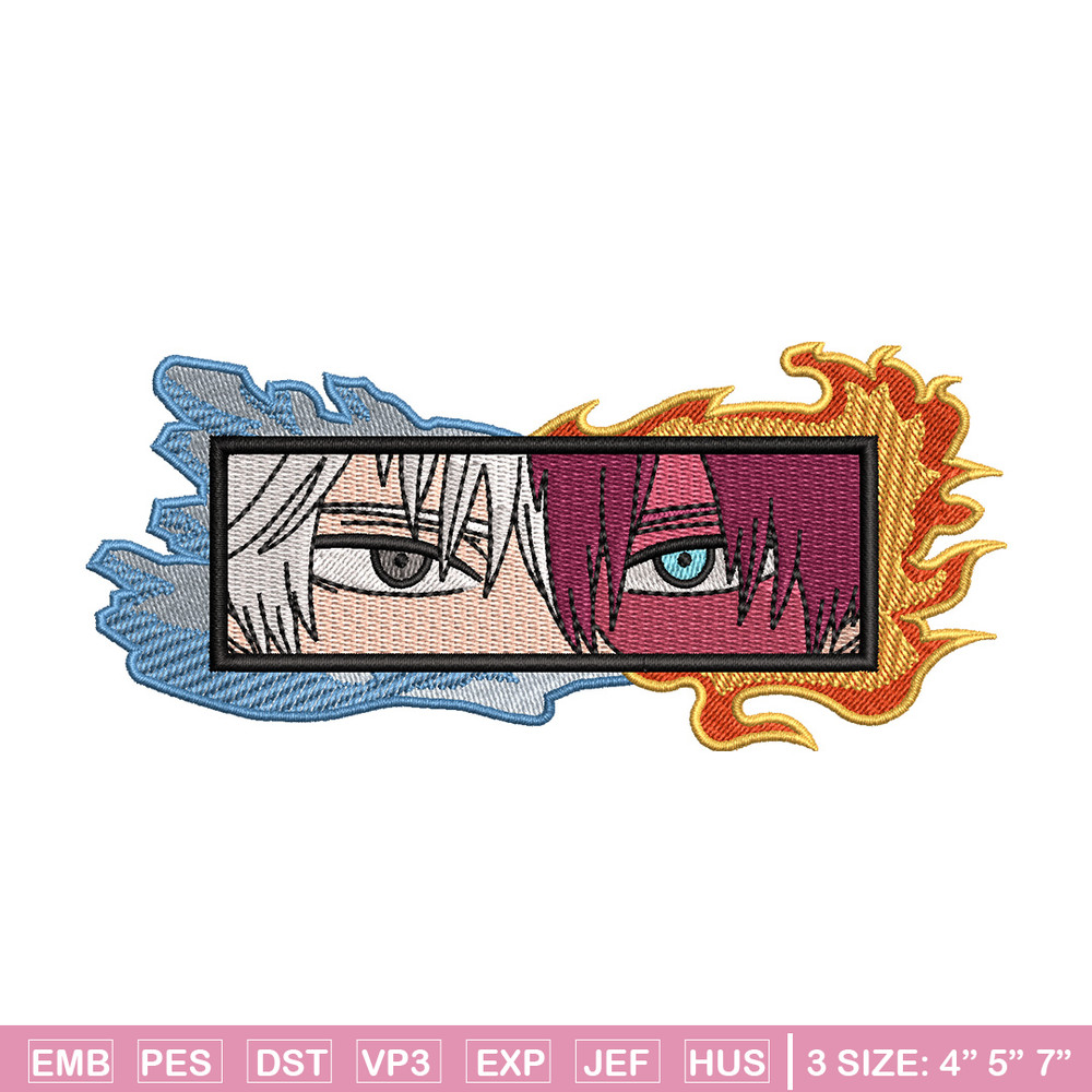 Shoto eyes embroidery design, Mha embroidery, Embroidery shirt, Embroidery file, Anime design, Digital download.jpg