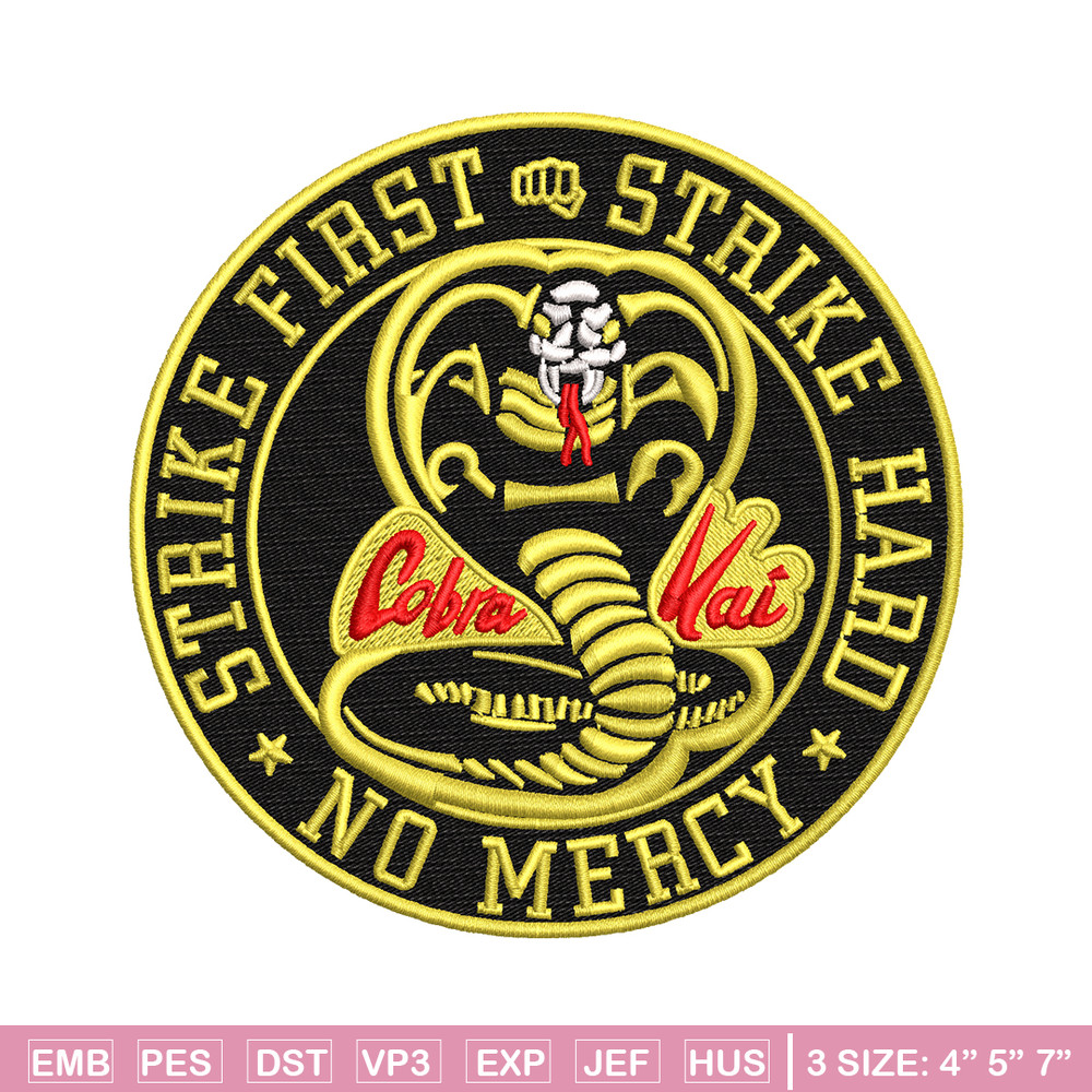 Cobra Kai Logo embroidery design, Cobra Kai embroidery, logo design, Embroidery shirt, logo shirt, Instant download.jpg