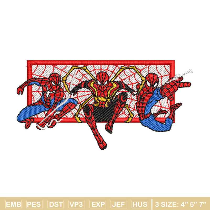 Spiderman form embroidery design,Spiderman embroidery, Embroidery shirt, Embroidery file, Anime design, Digital download.jpg