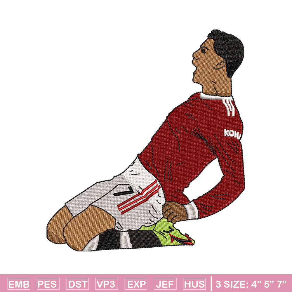 Cristiano Ronaldo embroidery design, Cristiano Ronaldo embroidery, logo design, Embroidery shirt, Instant download.jpg