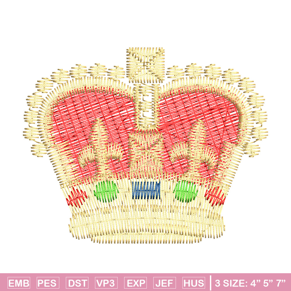 Crown embroidery design, Crown logo embroidery, logo design, Embroidery shirt, logo shirt, Instant download.jpg
