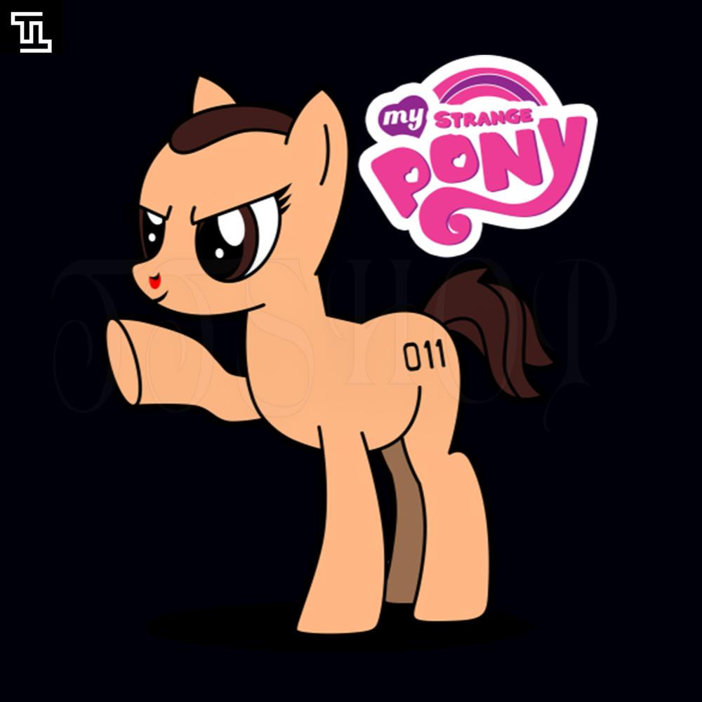 TTK296-My Strange Pony Cute Eleven My Little Pony 80s Mashup B Cartoon PNG.jpg