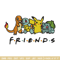 Friends Pokemon embroidery design, Pokemon embroidery, embroidery file, anime design, anime shirt, Digital download.jpg