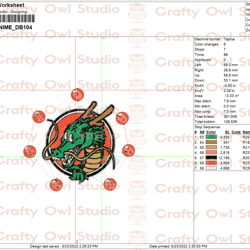 Anime Inspired , Machine Embroidery Design, Files, INSTANT D - Inspire ...