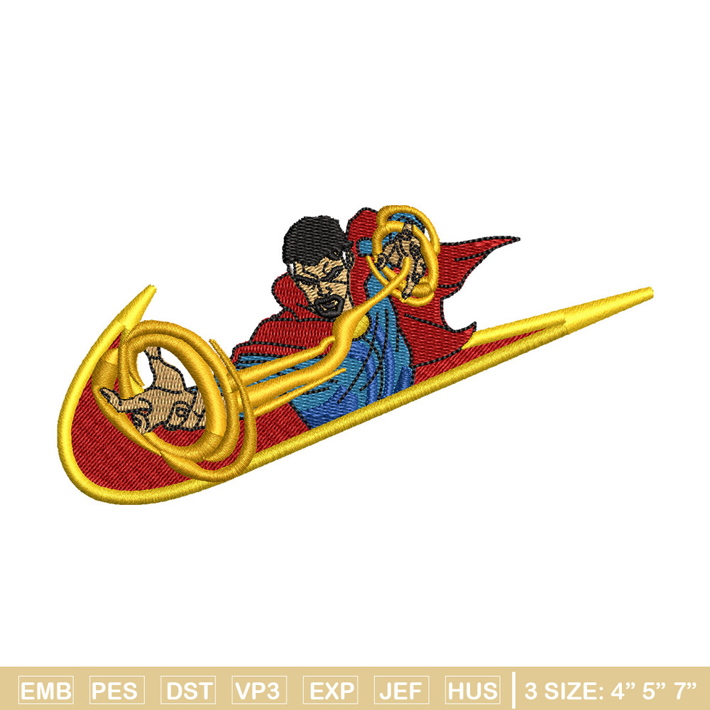 Strange x nike embroidery design, Marvel embroidery, Nike design, Embroidery shirt, Embroidery file, Digital download.jpg