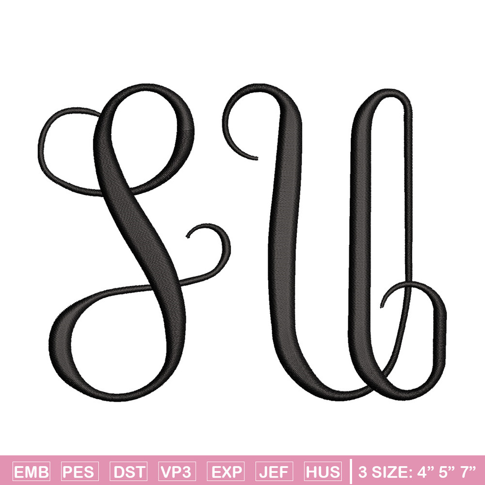 Su logo embroidery design, Logo embroidery, Emb design, Embroidery shirt, Embroidery file, Digital download.jpg