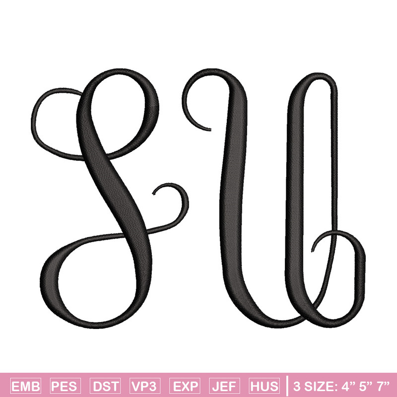 Su logo embroidery design, Logo embroidery, Emb design, Embroidery shirt, Embroidery file, Digital download.jpg