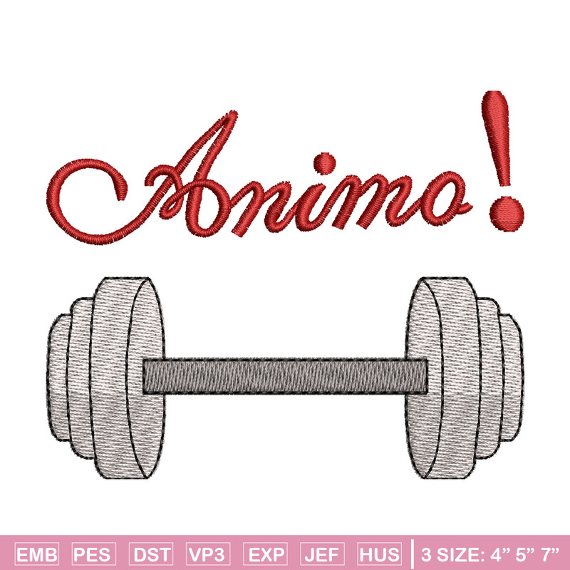 Dumbbell Logo embroidery design, logo embroidery, logo design, Embroidery file, logo shirt, Instant download..jpg