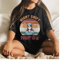 Funny Nurse T-shirt, Funny Nursing Tshirt, Registered Nurse Shirt For Women, Cute Nurse Shirts, Night Shift Nurse Shirt,