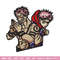 Sukuna x yuji embroidery design, Jujutsu embroidery, Anime design, Embroidery shirt, Embroidery file, Digital download.jpg