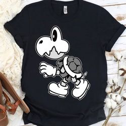 nintendo super mario dry bones profile graphic t-shirt, super mario gaming shirt, matching disneyland family shirt-a1075