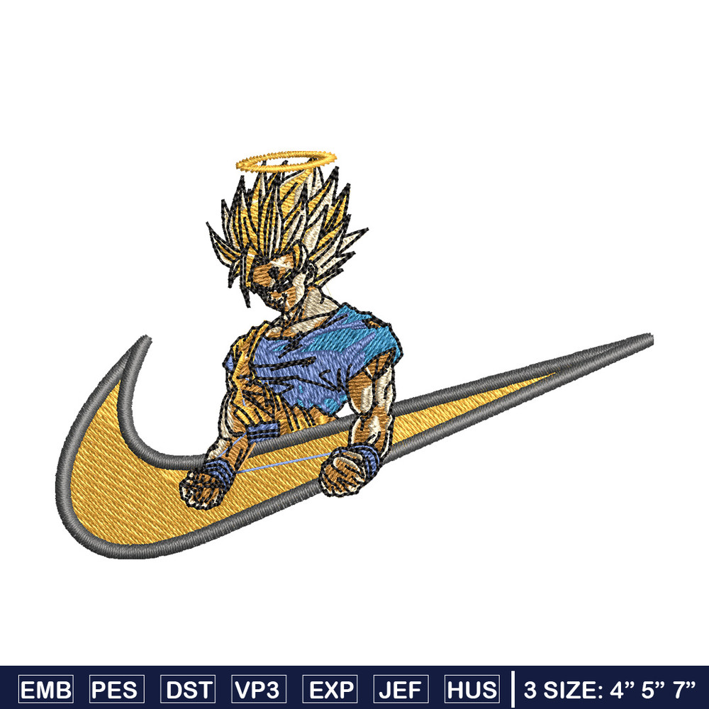Swoosh songoku embroidery design, Dragonball embroidery, Nike design,Embroidery file, Embroidery shirt, Digital download.jpg