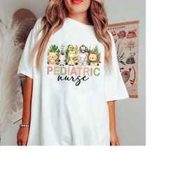 nurse shirt, pediatric nurse safari baby animals nurse appreciation week, nurse gift, nurse life, nurse graduation gift,