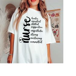 nurse shirt, personalized name watercol nurse life nursing clinical, nurse gift, nurse life, nurse graduation gift, gift