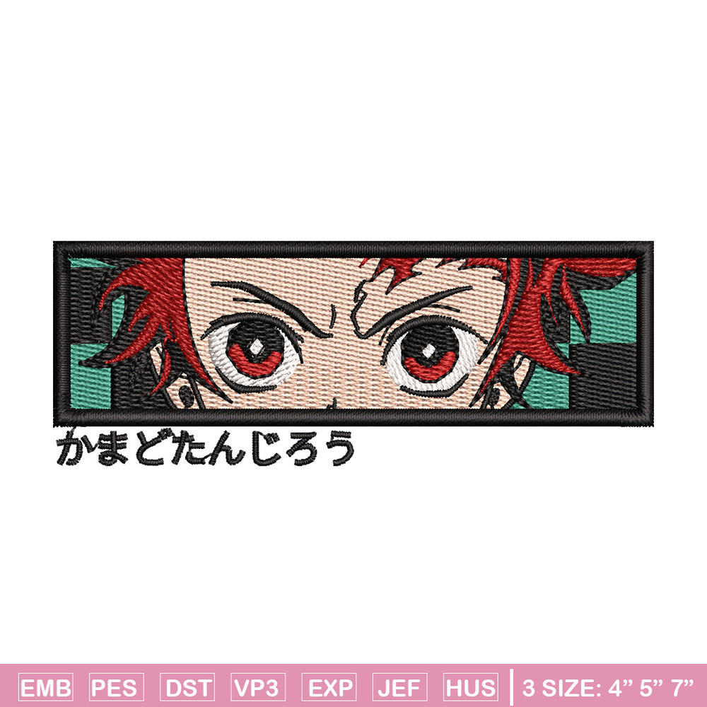 Tanjiro eyes box embroidery design, Tanjiro embroidery, Anime design, Embroidery shirt, Embroidery file,Digital download.jpg