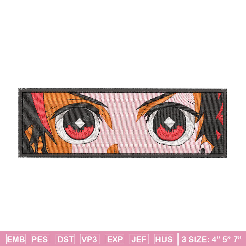 Tanjiro eyes embroidery design, Tanjiro embroidery, Anime design, Embroidery shirt, Embroidery file,Digital download.jpg