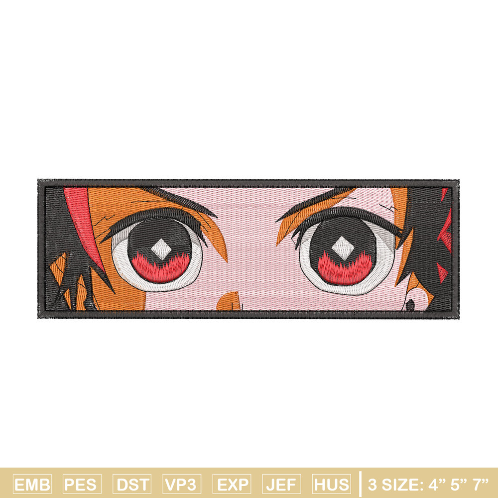 Tanjiro eyes embroidery design, Tanjiro embroidery, Anime design, Embroidery shirt, Embroidery file,Digital download.jpg