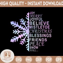 joy merry joyful believe png, christmas blessing friends, peace snow noel png, snow flake png, christmas winter png, chr