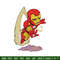 Ironman cartoon embroidery design, Ironman embroidery, movie design, movie shirt, Embroidery file, Digital download..jpg